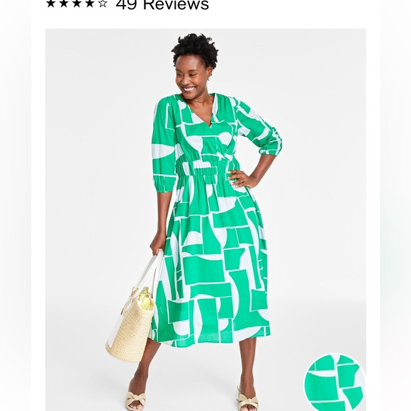 NWOT just below knee spring/summer/fall dresses with pockets. On 34th - Picture 6 of 6